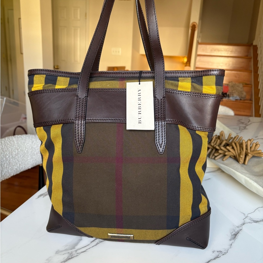 Burberry Ashby Leather Handbag